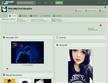 Tablet Screenshot of iwantmyownvampire.deviantart.com