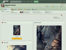 Tablet Screenshot of katarina-venom.deviantart.com