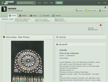 Tablet Screenshot of nemele.deviantart.com