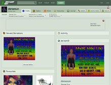 Tablet Screenshot of danaesun.deviantart.com