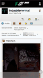Mobile Screenshot of industrienormal.deviantart.com