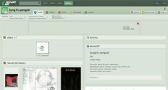 Desktop Screenshot of kung-fu-penguin.deviantart.com