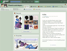 Tablet Screenshot of phoenix-and-maya.deviantart.com