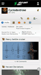 Mobile Screenshot of cyclodextrose.deviantart.com