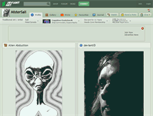 Tablet Screenshot of mistersali.deviantart.com
