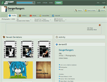 Tablet Screenshot of dangerrangers.deviantart.com