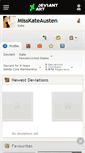 Mobile Screenshot of misskateausten.deviantart.com