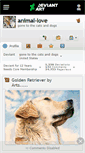 Mobile Screenshot of animal-love.deviantart.com