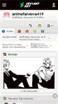 Mobile Screenshot of animefan4eva419.deviantart.com