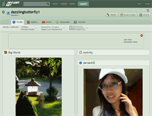 Tablet Screenshot of dazzlingbutterfly1.deviantart.com