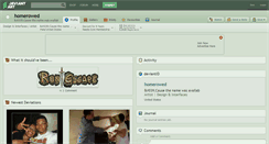 Desktop Screenshot of homerowed.deviantart.com