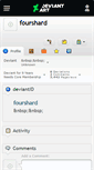 Mobile Screenshot of fourshard.deviantart.com