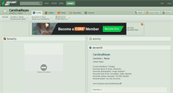 Desktop Screenshot of carolinaireyes.deviantart.com