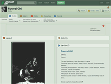 Tablet Screenshot of funeral-girl.deviantart.com