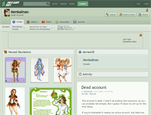 Tablet Screenshot of menkalinan.deviantart.com