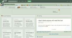 Desktop Screenshot of frank-iero-is-my-luv.deviantart.com