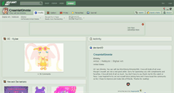 Desktop Screenshot of creamiekimmie.deviantart.com