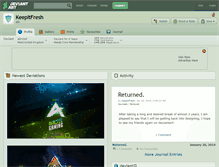 Tablet Screenshot of keepitfresh.deviantart.com