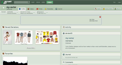 Desktop Screenshot of my-vector.deviantart.com