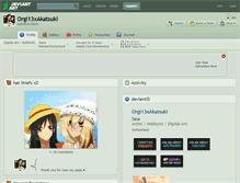 Tablet Screenshot of orgi13xakatsuki.deviantart.com