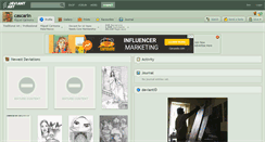 Desktop Screenshot of cascarin.deviantart.com
