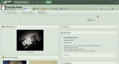 Desktop Screenshot of food-rap-parody.deviantart.com