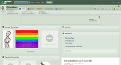 Desktop Screenshot of chronofan.deviantart.com