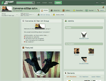 Tablet Screenshot of converse-allstar-art.deviantart.com