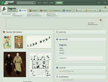 Tablet Screenshot of dagwin.deviantart.com