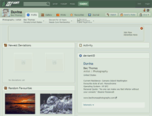 Tablet Screenshot of duvina.deviantart.com