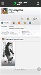 Mobile Screenshot of my-crayons.deviantart.com