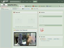 Tablet Screenshot of graphicspg.deviantart.com
