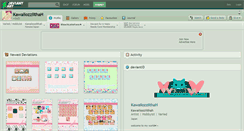 Desktop Screenshot of kawaiiozziithah.deviantart.com