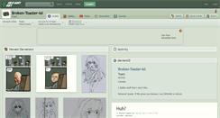 Desktop Screenshot of broken-toaster-lol.deviantart.com
