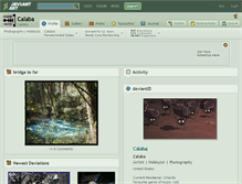 Tablet Screenshot of calaba.deviantart.com