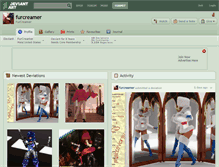 Tablet Screenshot of furcreamer.deviantart.com
