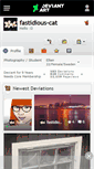 Mobile Screenshot of fastidious-cat.deviantart.com
