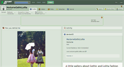 Desktop Screenshot of nocturnegothiclolita.deviantart.com