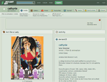 Tablet Screenshot of cathynle.deviantart.com
