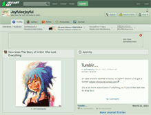 Tablet Screenshot of joyfuleejoyful.deviantart.com