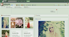 Desktop Screenshot of lesliecrystal.deviantart.com