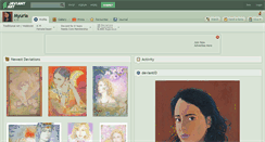 Desktop Screenshot of myuria.deviantart.com