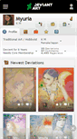 Mobile Screenshot of myuria.deviantart.com