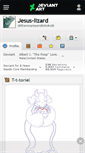 Mobile Screenshot of jesus-lizard.deviantart.com