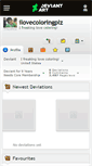 Mobile Screenshot of ilovecoloringplz.deviantart.com