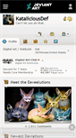 Mobile Screenshot of kataliciousdef.deviantart.com