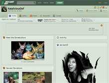 Tablet Screenshot of kataliciousdef.deviantart.com