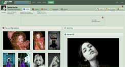 Desktop Screenshot of dameverte.deviantart.com