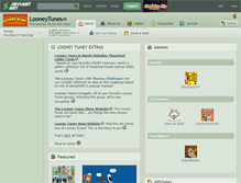 Tablet Screenshot of looneytunes.deviantart.com