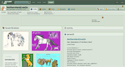 Desktop Screenshot of northernherdliveson.deviantart.com